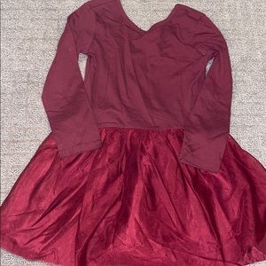 Girls old navy size 5T tutu dress - maroon